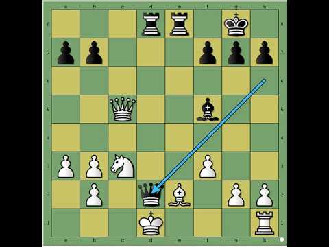 Pobednički potez dvostrukim udarom 😇🎯🎯😎  RICHTER vs TARRASCH #2744