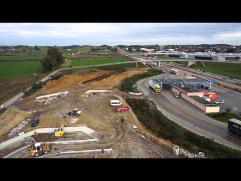 A8 Raststätte Burgauer See bei Jettingen-Scheppach Neubau
