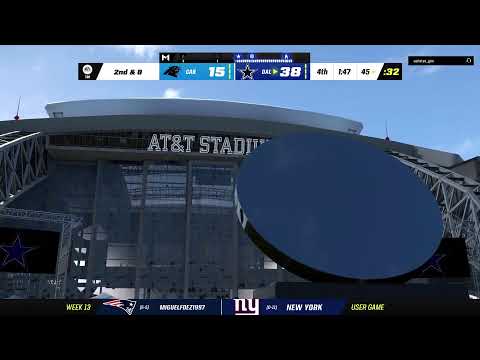 PFL23 W13 Cowboys vs Panthers