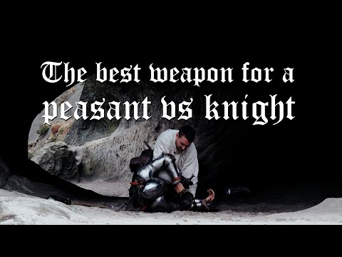 Best weapon to kill a knight without armor on yourself