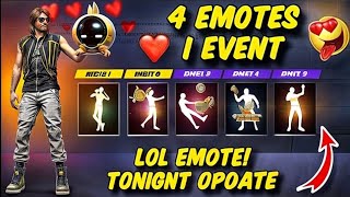 Emote Party Event Return 🤯  Free Fire New Event | Old  Evo Gun Return | New Event Ff | #emoteparty