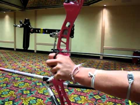 Brady Ellison shooting the AAE KSL Finger Tab in Las Vegas