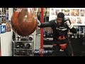 LUIS ORTIZ DROPPING HEAVYWEIGHT BOMBS ON THE BAG PREPARING FOR DEONTAY WILDER REMATCH
