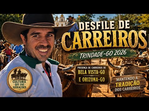 Carreiros de Bela Vista e Orizona marcaram presença no Desfile de Trindade-GO 2026