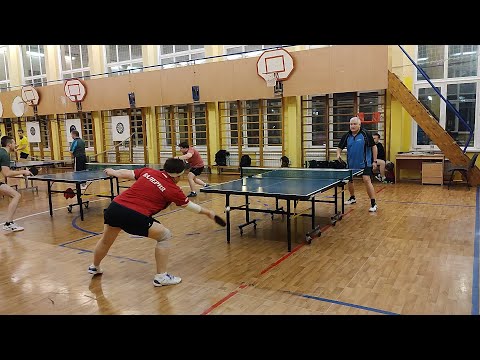 Ларин Е. - Комлева В. Купчино. 13.02.2023 Турнир по настольному теннису