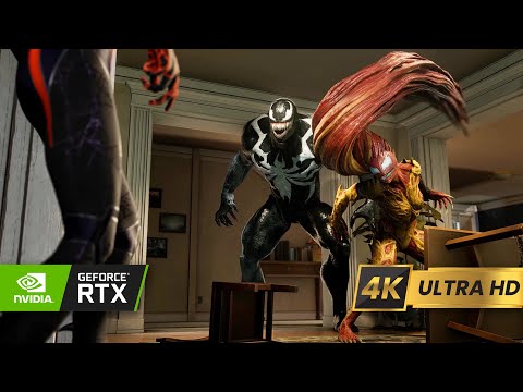 Carnage Symbiote Suit vs Scream Symbiote Boss Fight | Marvel’s Spider-Man 2 (4K)