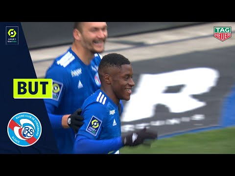 But Jean-Ricner BELLEGARDE (20' - RC STRASBOURG ALSACE) RC STRASBOURG ALSACE - RC LENS (1-2) 20/21