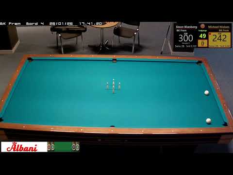 26-01-2026 Pernille Kjærsgaard - Ditte Korntved  BK Frem 4, Kolding - Nørre Aaby BK 3  Bord 4