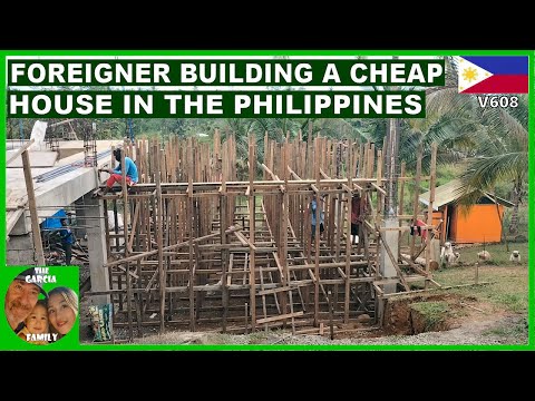 FOREIGNER BUILDING A CHEAP HOUSE IN THE PHILIPPINES - BATHROOM TILING - THE GARCIA FAMILY