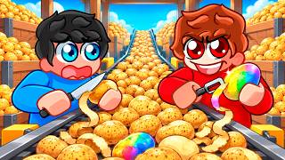 PELAMOS +1,000,000 de PATATAS en Roblox!