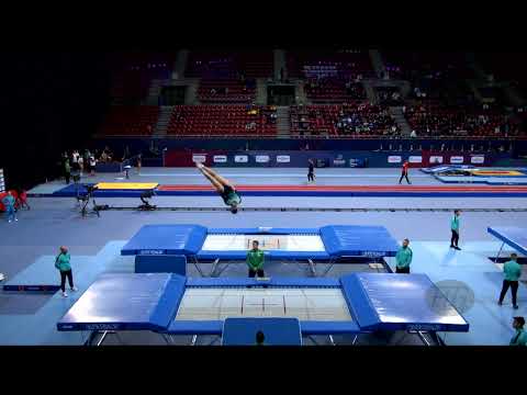 CARVALHO Mariana (POR) W - 2022 Trampoline Worlds, Sofia (BUL) - Q Trampoline Exercise 1