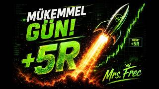 Bugün gerçekten mükemmel bir trading günüydü! 🚀 +5R ile günü tamamladı