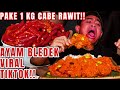 KEPEDESAN MAKAN AYAM BLEDEK VIRAL DI TIKTOK PAKE 1 KG CABE RAWIT SYAITON