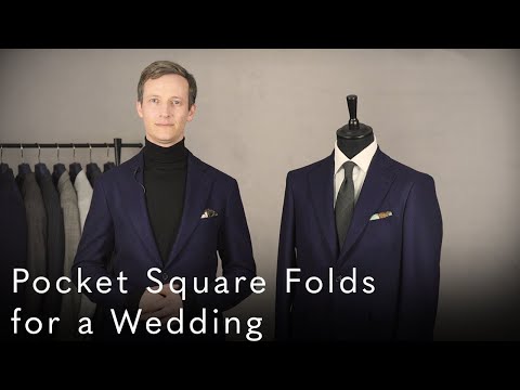 How To Fold A Pocket Square For A Wedding
