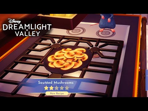How to make Sauteed Mushrooms - Disney Dreamlight Valley