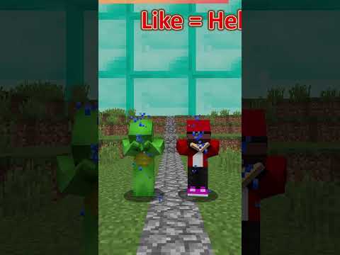 A tsunami of DIAMONDS vs JJ and Mikey bunker!   #maizen #jj #mikey #minecraft