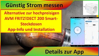 Günstige Smarthome Steckdose zum Stromverbrauch messen - Erklärung der Installation und App