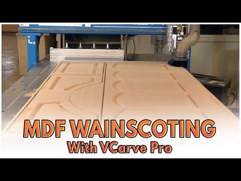 ShopSabre CNC – MDF Wainscoting with VCarve PROvideo thumb