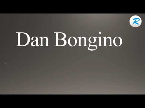 How to pronounce Dan Bongino