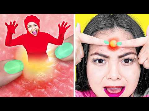 If Makeup were people | What if Object was Human by Crafty Hacks Plus