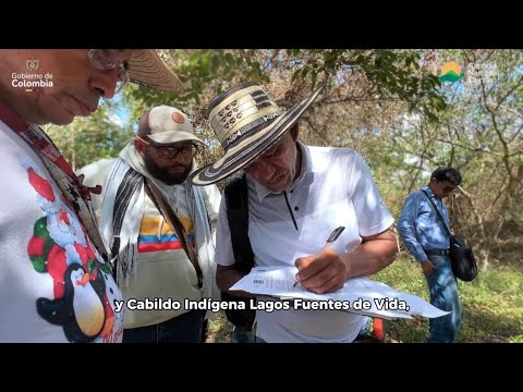 650 hectáreas reciben dos comunidades indígenas en Morroa, Sucre.