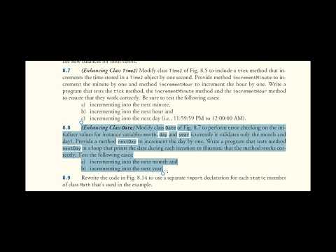 Class and Object training examples