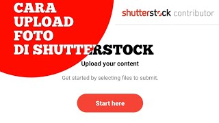 Cara Upload Foto di Shutterstock Lewat HP