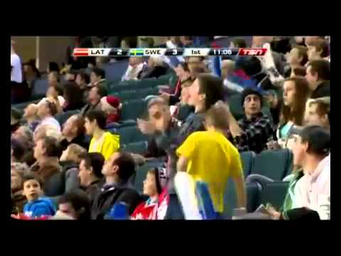 World Junior Championship 2012: Latvia - Sweden [LAT-SWE] 4-9