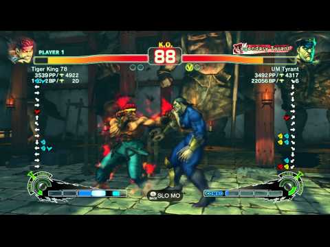 SSFIVAE~ M.Bison (UM Tyrant) vs.  Evil Ryu (Tiger King 78) HD