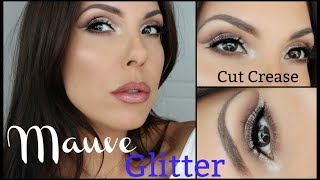 Mauve Glitter Eyes, Full Face Tutorial | Stila | Anastasia Beverly Hills