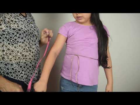 Como tomar las medidas para niña