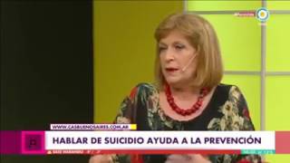 El Centro de Asistencia al Suicida en el programa Pura Vida de la TV Pública