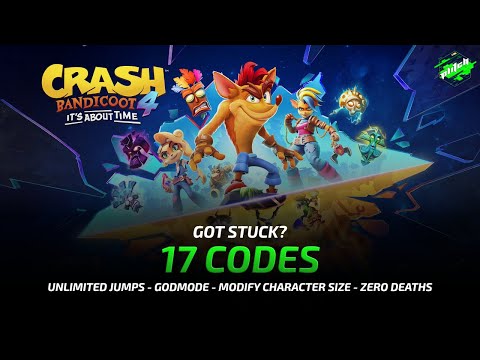 CRASH BANDICOOT 4 - IT’S ABOUT TIME Cheats: Unlimited Jumps, Godmode, ... | Trainer by PLITCH