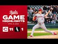Reds vs. White Sox Game Highlights (4/12/24) | MLB Highlights