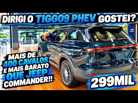 CAOA APELANDO MAIS UMA VEZ | TESTE PRÁTICO COM O TIGGO 9 PHEV 2027 | NUNCA VI NADA PARECIDO!!