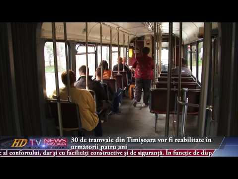 30 de tramvaie din Timişoara vor fi reabilitate în următorii patru ani