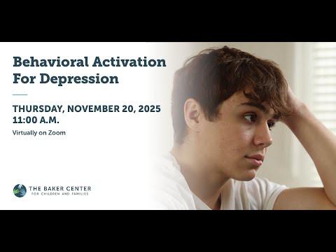 Behavioral Activation for Depression