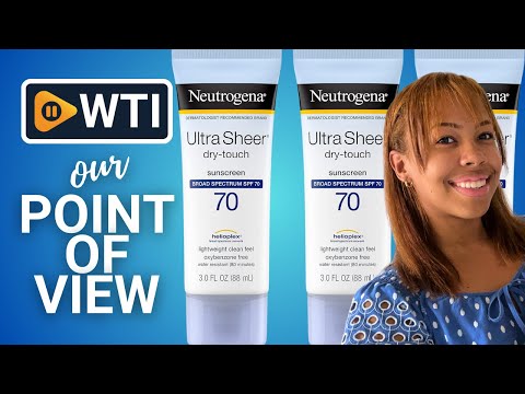 Neutrogena Ultra Sheer Dry-Touch Sunscreen Lotion - WTI product video review