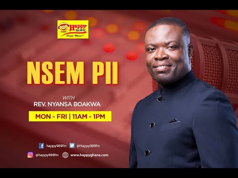 Watch: Quotation Master  on #NsemPii with Rev Nyansa Boakwa. 26/04/2022