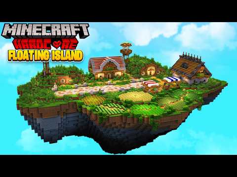 I Spent 100 Days on FLOATING ISLANDS in Hardcore Minecraft