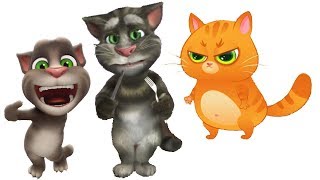 My Talking TOM and CAT BUBBA funny video for kids