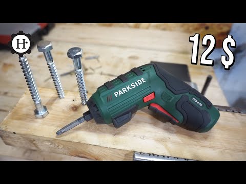 Parkside Cordless Screwdriver PAS 4 D6 - Unboxing & Test