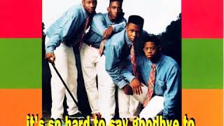 Boyz II Men - It’s So Hard To Say Goodbye To Yesterday (Extended LP Version)