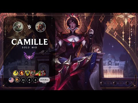 Camille Mid vs Zed - NA Master Patch 13.13