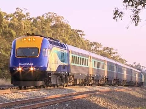 NSW Trains XPT in Country Victoria - Countrylink Express Passenger Train - PoathTV