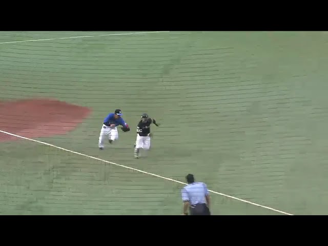 【3回表】マリーンズ・涌井の好反応で得点を許さず!! 2016/8/14 M-H