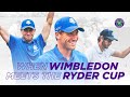 Wimbledon Meets the Ryder Cup | Casper Ruud & Taylor Fritz Perfect Swing Tutorial from Luke Donald
