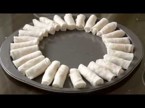 Homemade Vietnamese Style Vegetarian Deep Fried Spring Rolls