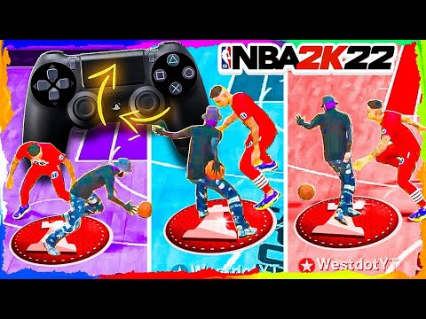 NEW ADVANCED DRIBBLE MOVES TUTORIAL W/ HANDCAM ON NBA 2K22! BEST DRIBBLE MOVES FOR SEASON 2 NBA 2K22