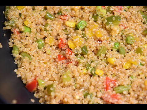 Quinoa Veg Fried Rice |  How to cook Perfect Fluffy Quinoa  | Weight Loss Recipe